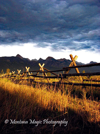 SS106 Split Rail Sunset